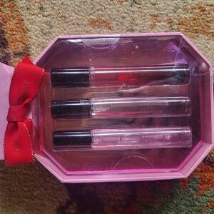 Victoria's Secret Red and White Makeup Set with Lip Glosses